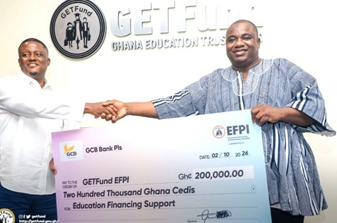 GCB BANK DONATES TO GETFund