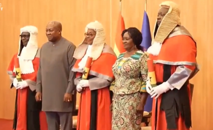 Let the Constitution be your compass - Mahama to new Supreme Court justices
