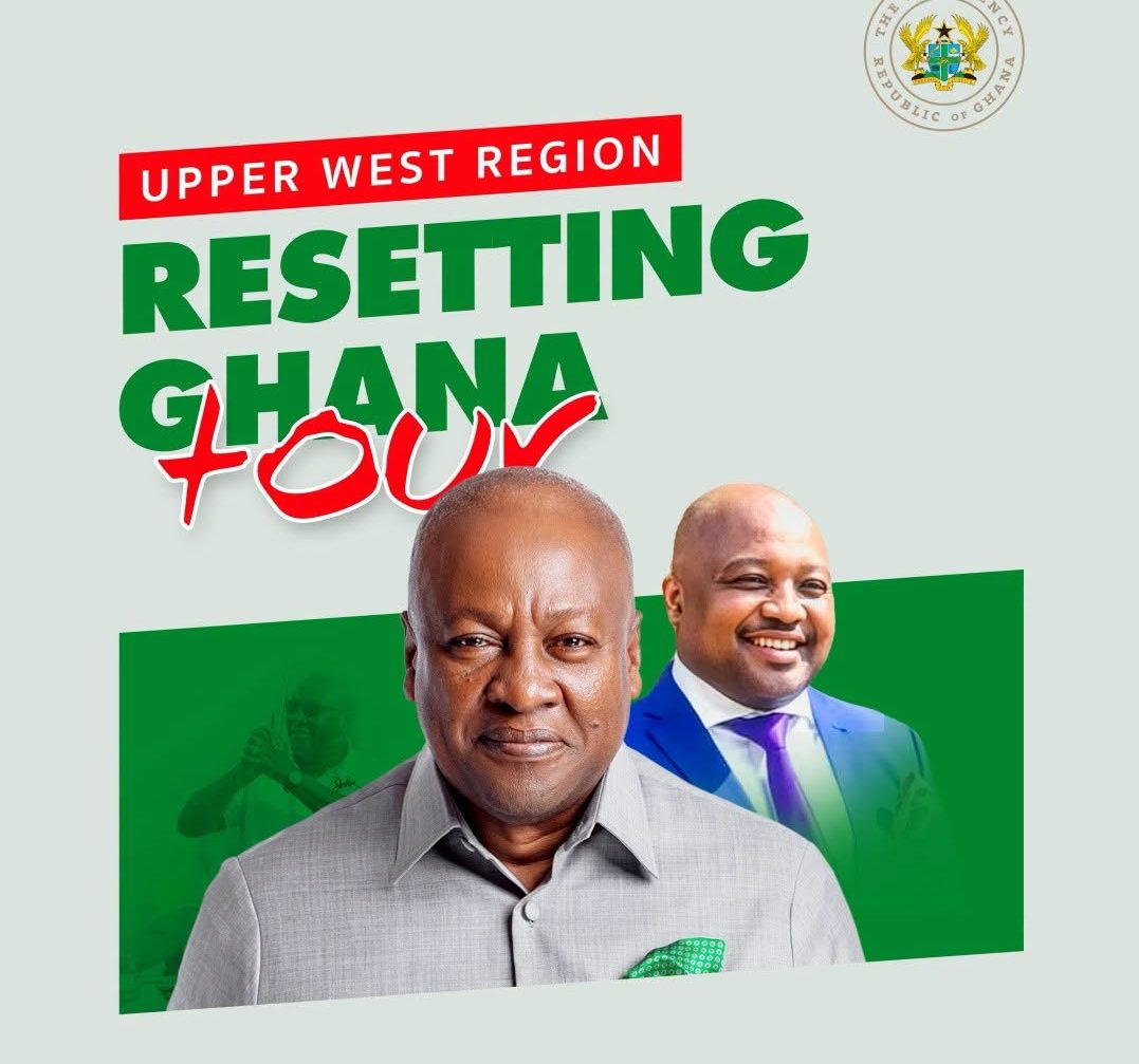 Mahama begins two-day Resetting Ghana Tour of Upper West