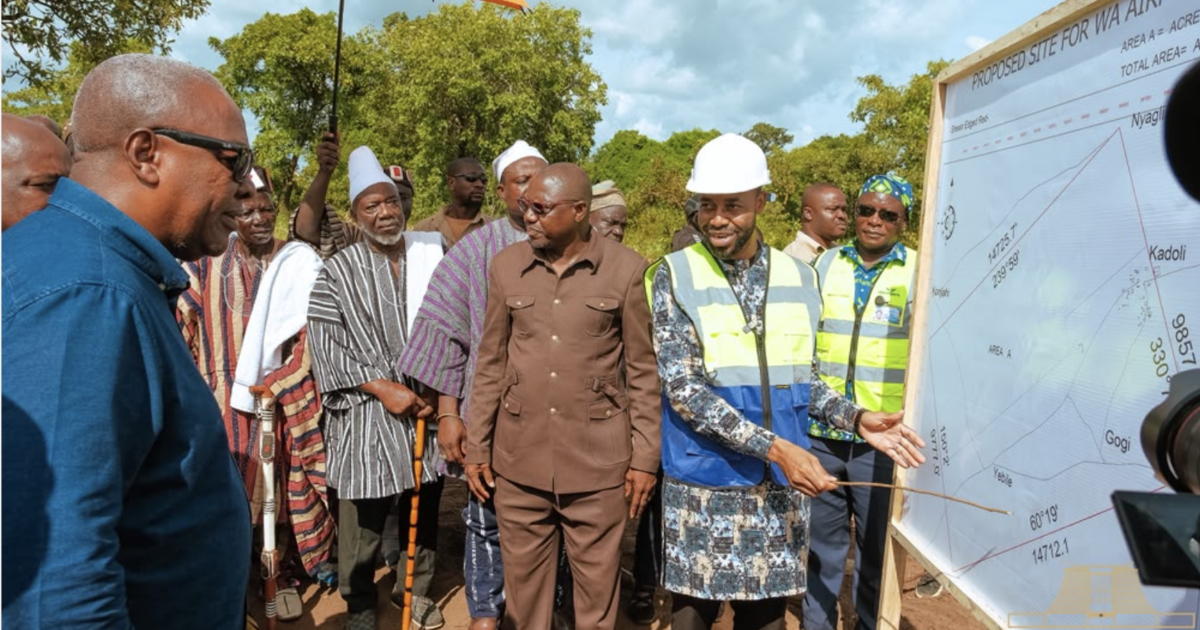 Mahama inspects proposed site for Upper West Regional Airport