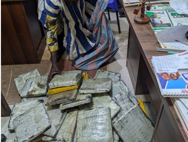Police arrest suspect with 37 slabs of suspected Indian Hemp at Tema