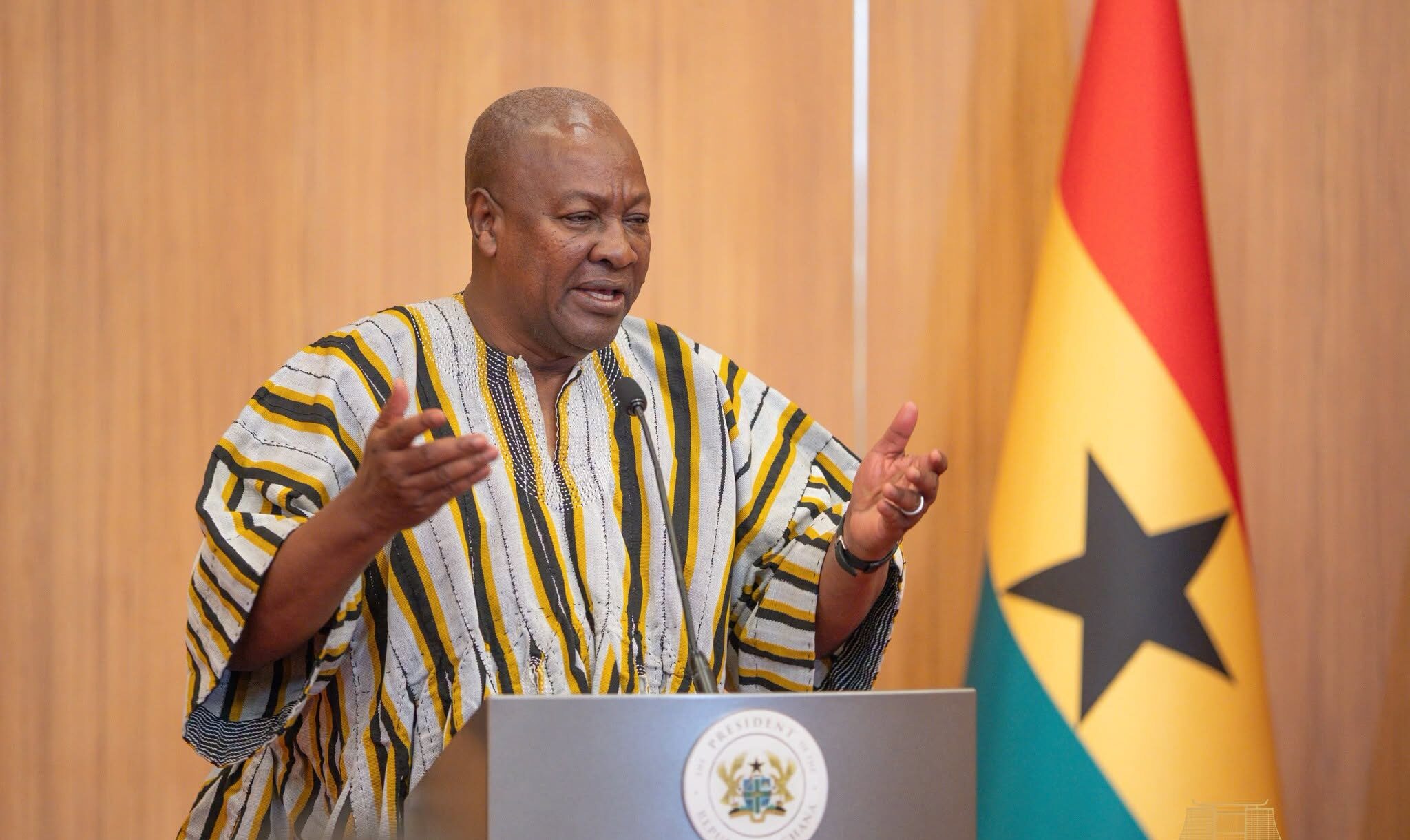 Mahama departs for New York for 81st UN General Assembly