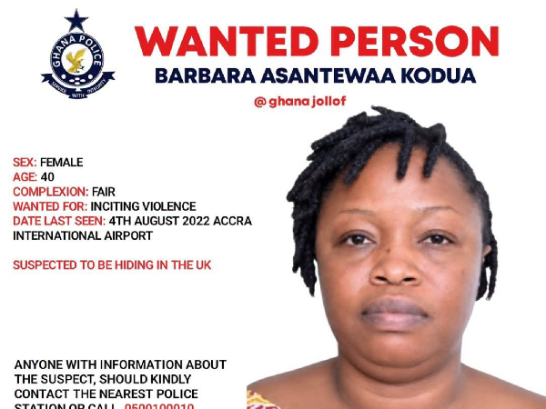 Ghana Jollof reacts to wanted notice, police allegations
